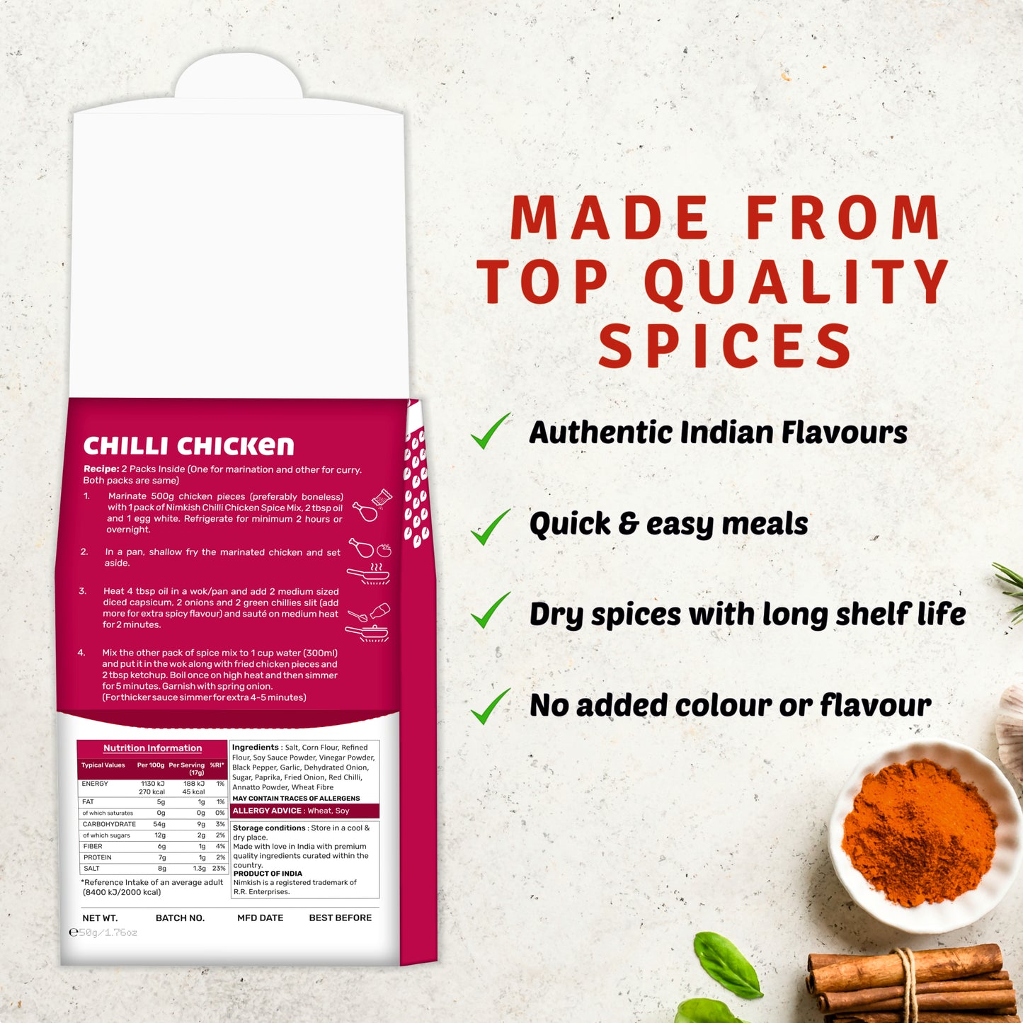 Chilli Chicken Spice Mix