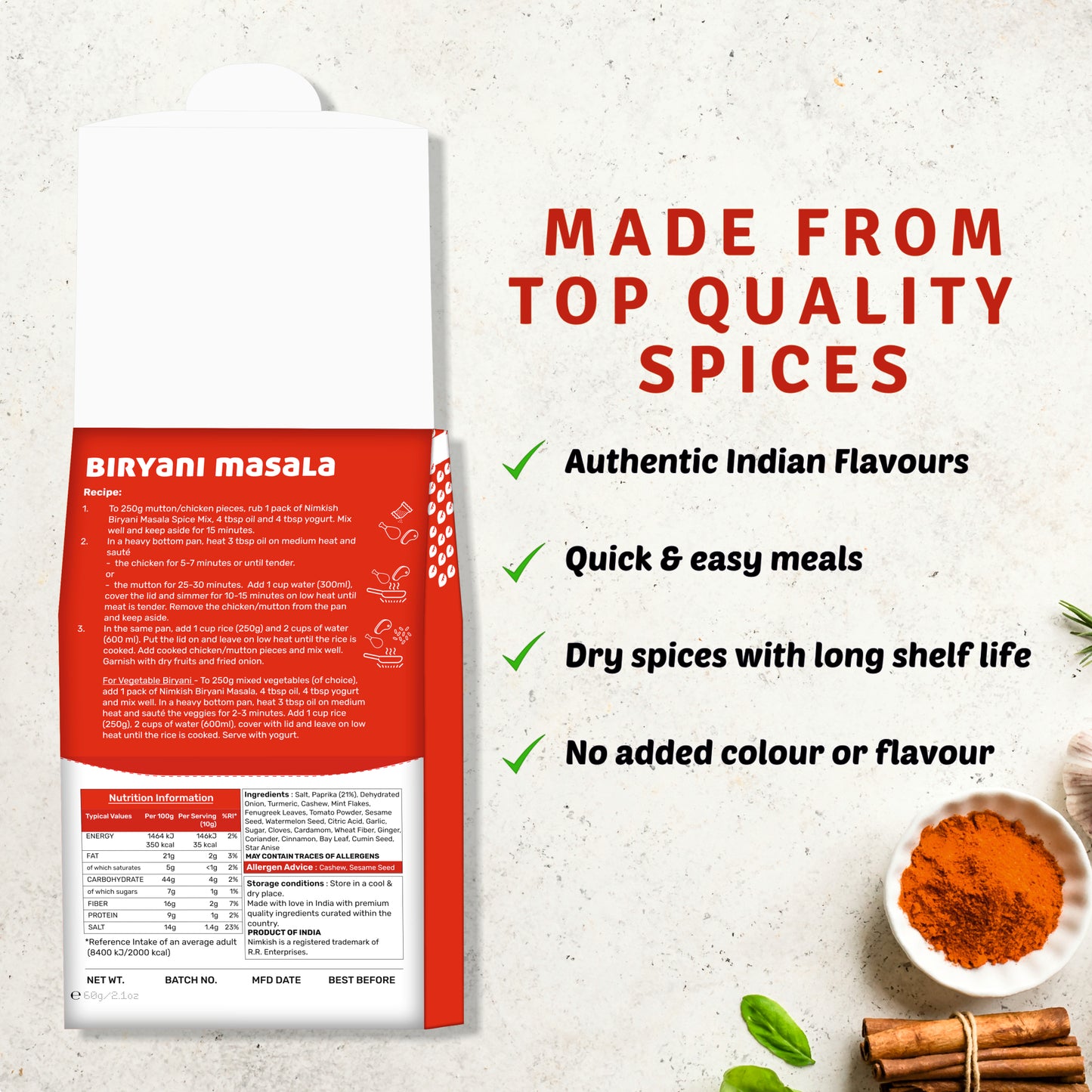 Biryani Masala Spice Mix