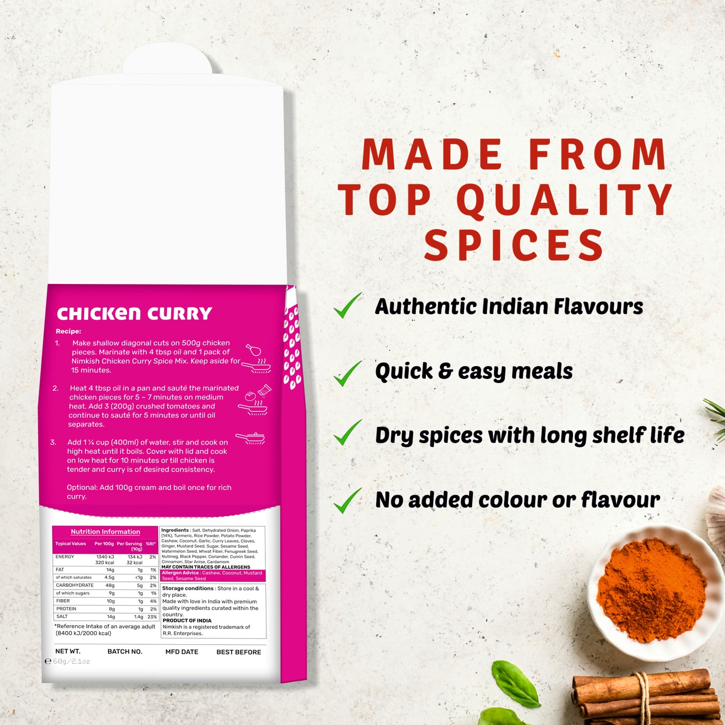 Chicken Curry Spice Mix