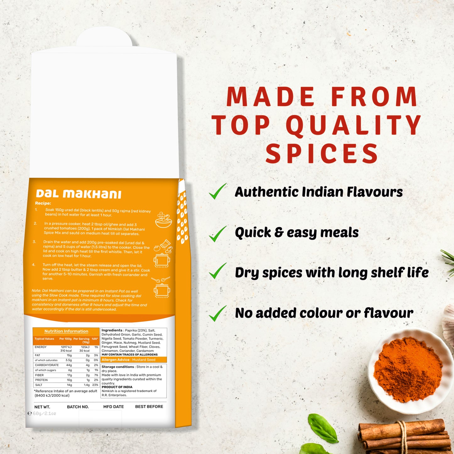 Dal Makhani Spice Mix